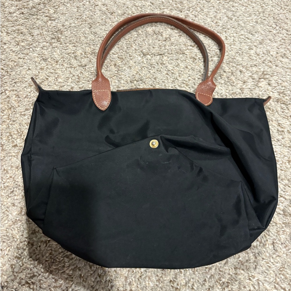 Longchamp Black Mini Tote